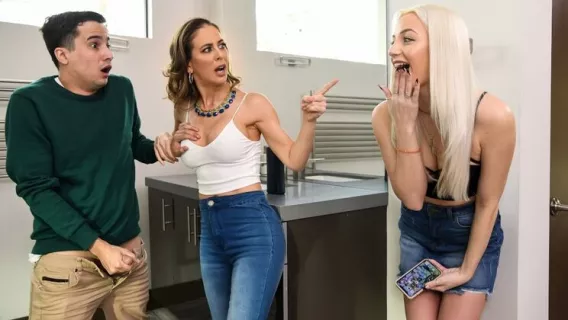◤Brazzers◢ Stuck On Your Mom ►Cherie Deville, Ricky Spanish 