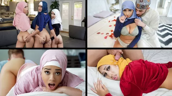 ⁣◤Team Skeet Selects◢ Best Of Hijab Hookup ►Ella Knox, Willow Ryder, Penelope Woods 