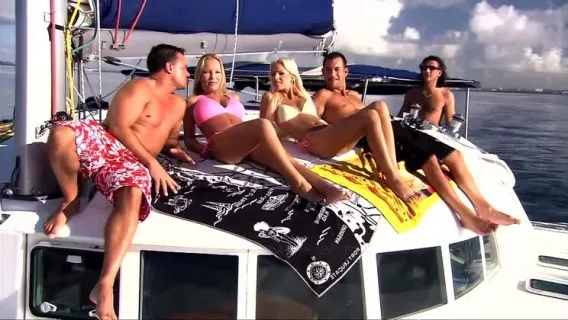 ◤BANG.com◢ Boroka Bolls Gets Double Fucked On The Ship ►Mike Angelo, Boroka Borres, J.J. 