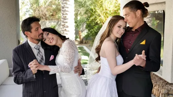 ◤Daughter Swap◢ An Orgy Before The Wedding ►Jazmin Luv, Hazel Moore, Tommy Gunn 