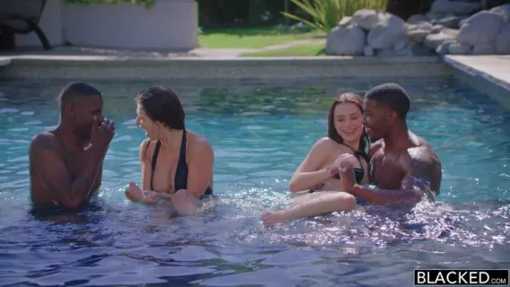 ◤BLACKED◢ Best Friends Share Two BBCs ►Jason Brown, Leah Gotti, Lana Rhoades 
