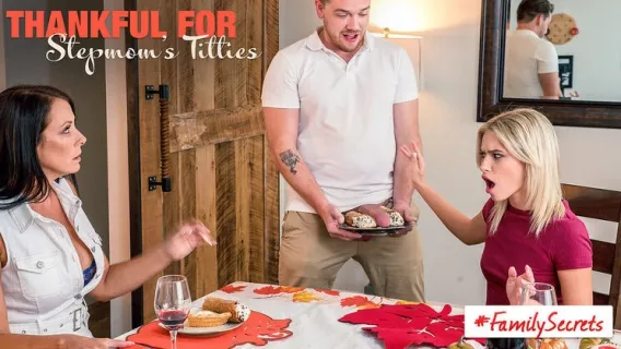 ◤Moms Teach Sex◢ Thankful For My Stepmoms Titties - S14:E4 ►Kiara Cole, Reagan Foxx 