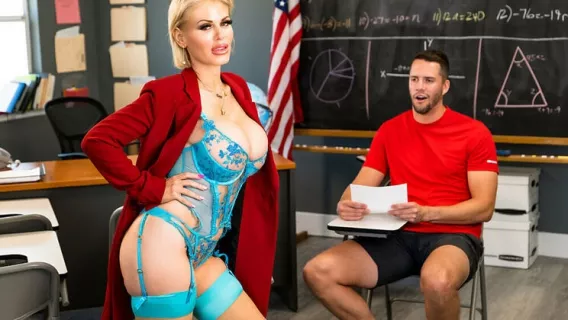 ⁣◤My First Sex Teacher◢ Big Tit Blonde Casca Akashova Gets Naughty In The Classroom ►Dan Damage, Casca Akashova 