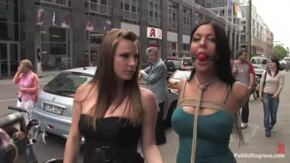 ◤Public Disgrace◢ BEST OF EUROPE: Angelica Heart Big Tits, Public Bondage, & Humiliation ►Angelica Heart, Zenza Raggi 