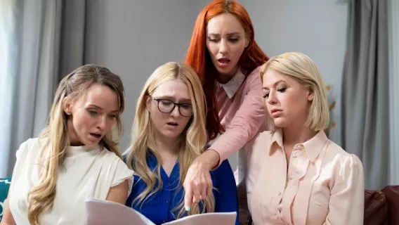 ⁣◤Girlsway◢ Concerned Prudes Association ►Jupiter Jetson, Audrey Madison, Pristine Edge 