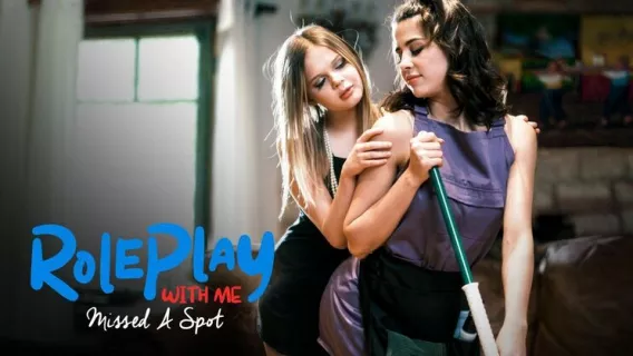 ⁣◤Girlsway◢ Roleplay With Me: Missed A Spot! ►Kylie Rocket, Coco Lovelock 