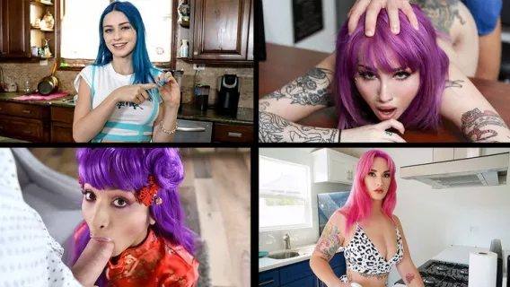◤Team Skeet Selects◢ Neon Girls Compilation ►Siri Dahl, Avery Black, Jewelz Blu 