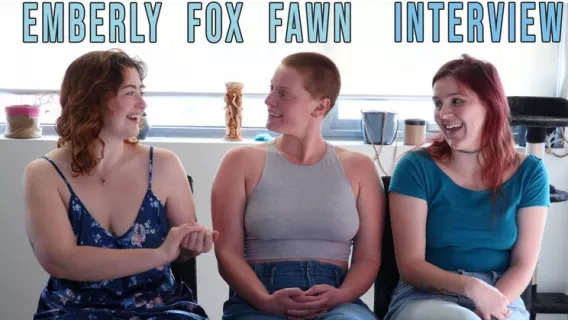 ⁣◤Girls Out West◢ Emberly, Fawn & Fox - Bedroom Sex Interview ►Emberly, Fawn, Fox 