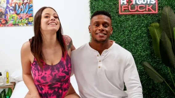 ◤Hot Guys Fuck◢ Muscle Stud Calvin Beckham & Melody Foxx Get Ready For Round 2 ►Melody Foxx, Calvin Beckham 