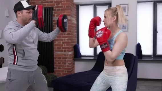 ◤NRX Studio◢ Trainer And His Friends Fucked A Young Boxer Girl  DRY ►Apollon, Daenerys Workholes, Nick Whitehard 