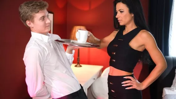 ◤MOM XXX◢ Lonely MILF Room Service Special ►Logan Lech, Shalina Devine 