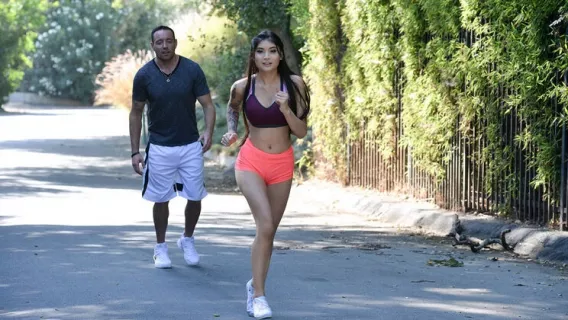 ◤The Real Workout◢ Warm Up My Cock ►Brenna Sparks, Romeo Price 