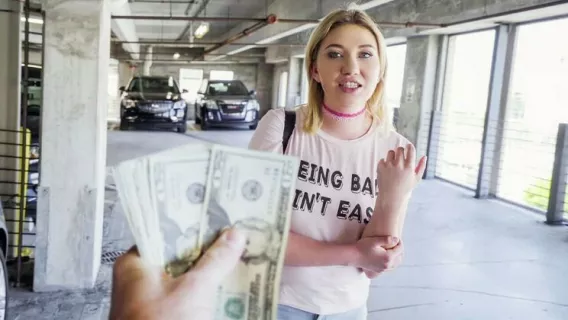 ◤Public Pickups◢ Saucy Blonde Fucks For Money ►Levi Cash, Zelda Morrison 