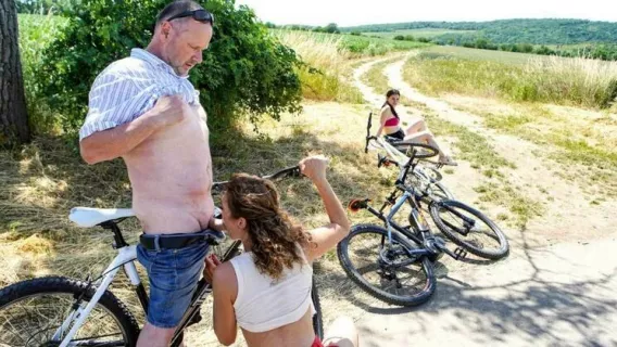 ◤GrandparentsX◢ Bike And Fuck ►Melany, Julia North 