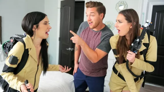 ◤Step Siblings Caught◢ Step Sister Gets Ghost Slimed - S17:E7 ►Jazmin Luv, Andi Rose 