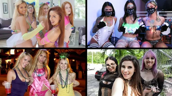 ◤Team Skeet Selects◢ The Ravers ►Jade Nile, Kiara Cole, Cadence Lux 
