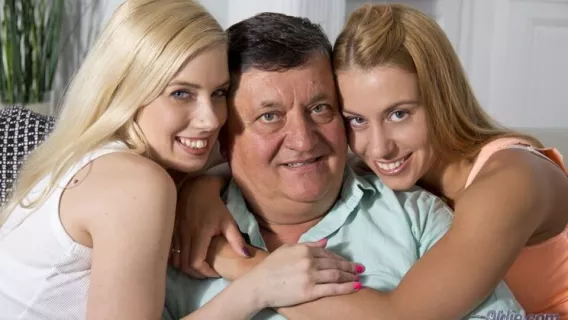 ◤Oldje◢ Delicious Young And Old Threesome ►Louis, Nesty, Nikky Thorne 