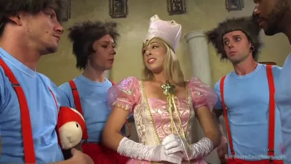 ◤Hardcore Gangbang◢ Princess Peach Gets Fucked By Her Kingdom ►Mark Wood, Gage Sin, Owen Gray 
