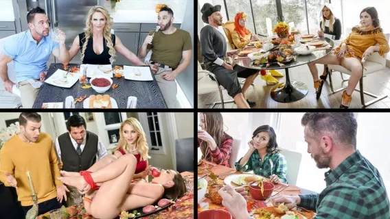 ◤Team Skeet Selects◢ Giving Our Thanks ►Naomi Blue, Phoenix Marie, Brooklyn Chase 