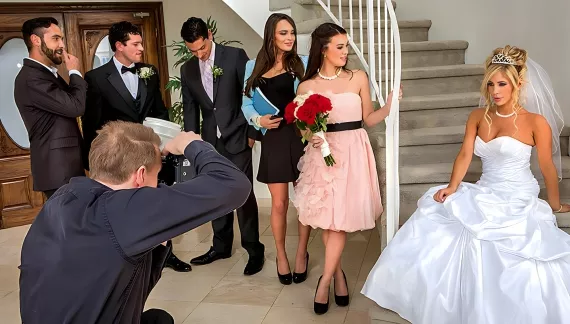 Euro Tiffany Doll fucks loaded dick with her sweet smooth pussy #Naughty Weddings 