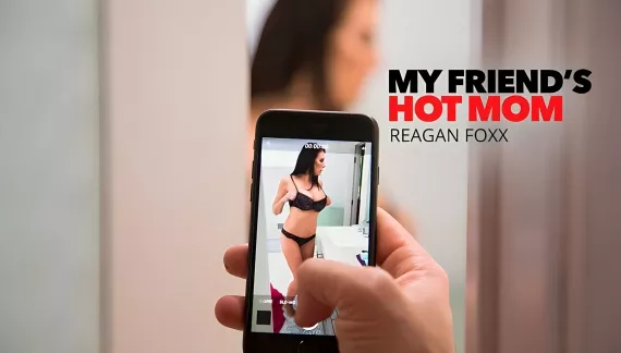 Peeping-Tom Gets More Than A Sneaky Shower Video of Reagan Foxx #My Friends Hot Mom 