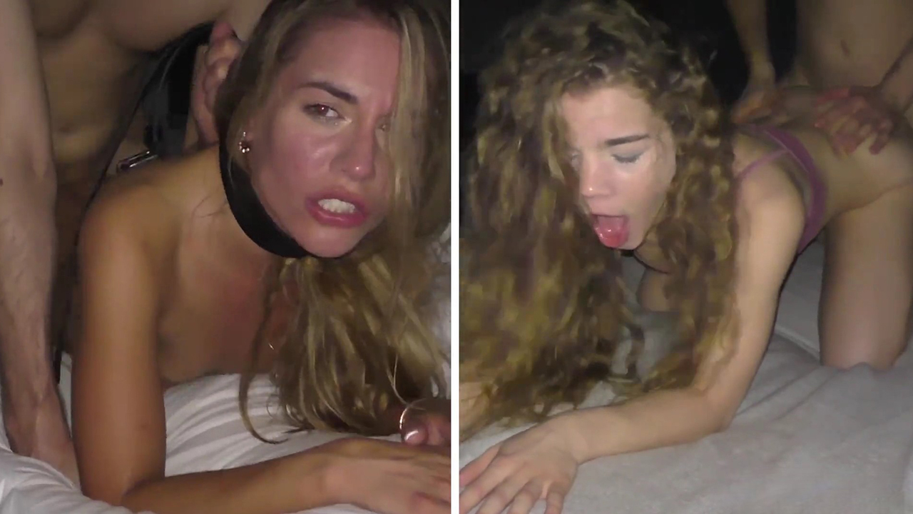 ⁣They cant decide whose hole is better - porn video  