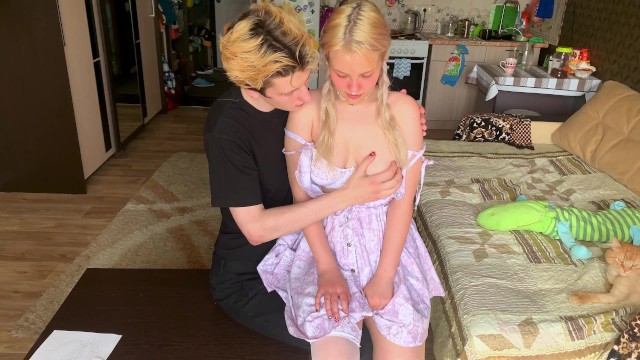 Well, at least let me hold on to the tit - porn video  
