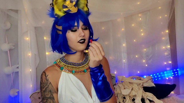Ankha Swallows Goddess Sacrifices! FULL - porn video  