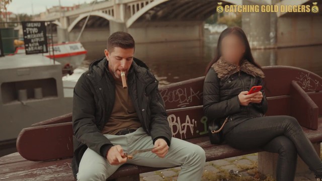 A real porn star fucks with a random dude - porn video  