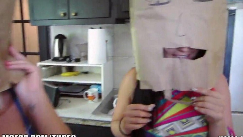 They put bags on the girls heads - porn video  