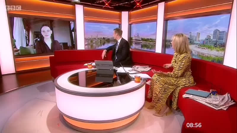 Dafne Keen on BBC Breakfast (2020) - porn video  