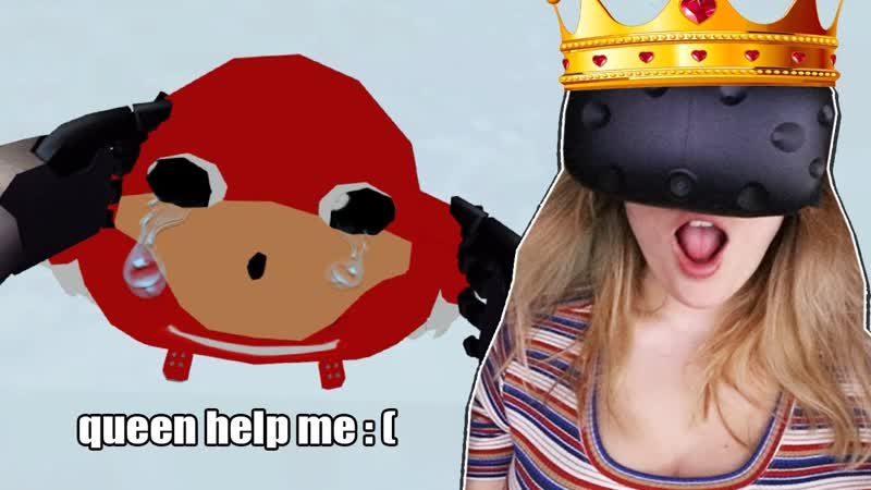 [HeyImBee] HE NEEDS MY HELP (VR CHAT) i am the queen :D - порно видео  