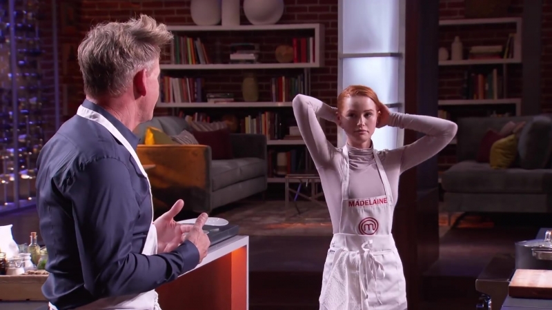 ⁣Madelyn Petsch in the MasterChef program - porn video  
