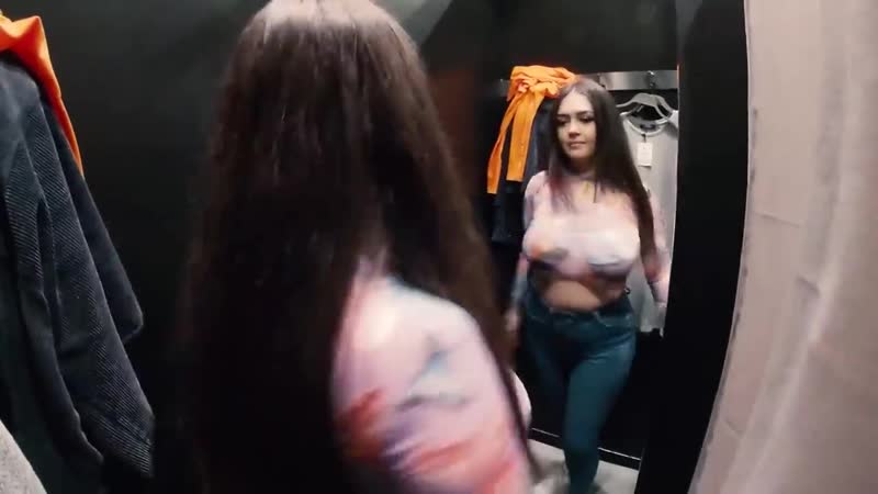 No Bra PUBLIC TRY ON HAUL - porno video  