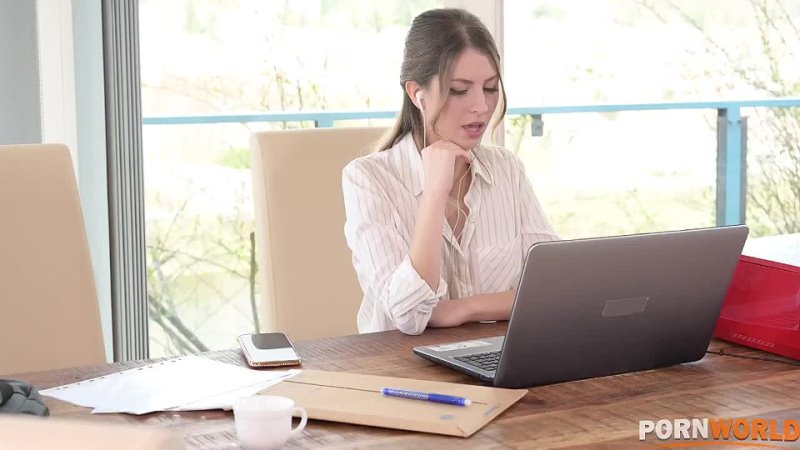 [Porn World] Home Office Anal Intercourse for Rebecca Volpetti - porn video  
