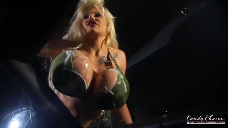 CC amazing huge boobs car wash [Plastic Bimbos] - porn video  