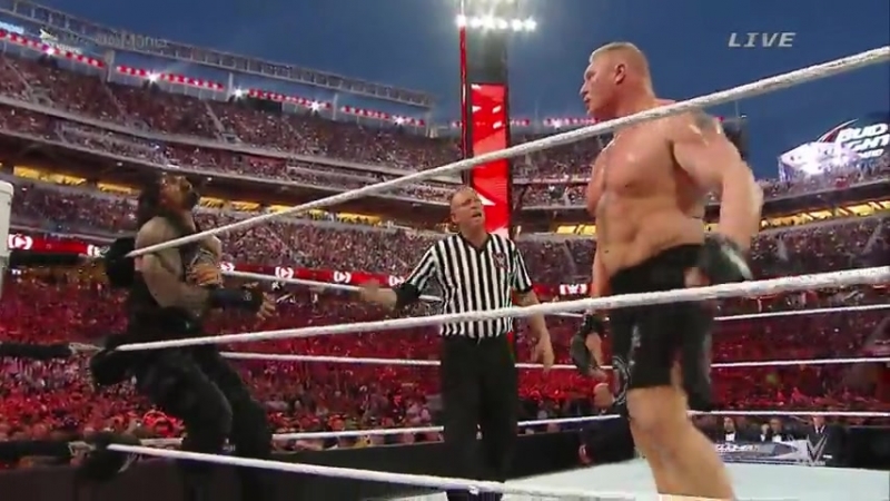 |WM| Brock Lesnar vs Roman Reigns - WrestleMania 31 - porn video  
