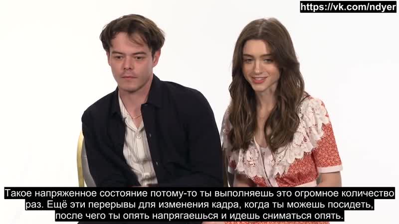 Natalia Dyer and Charlie Heaton talk about the third season of 