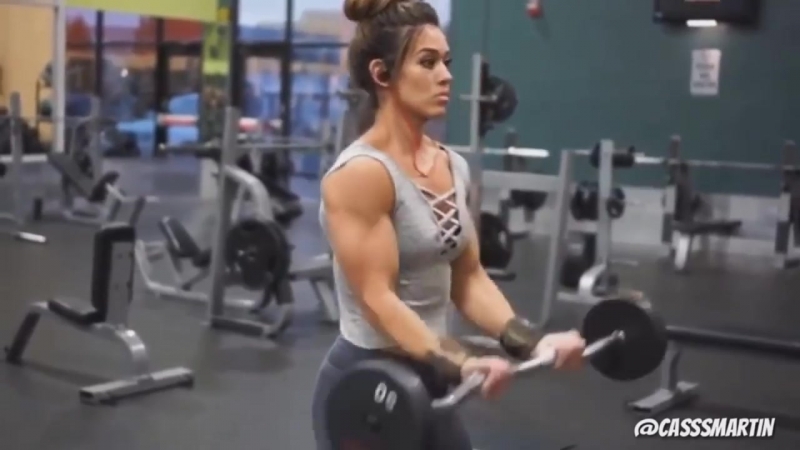 Female Fitness Reset - Girl with Muscle Cassandra Martin Workout - porn video  