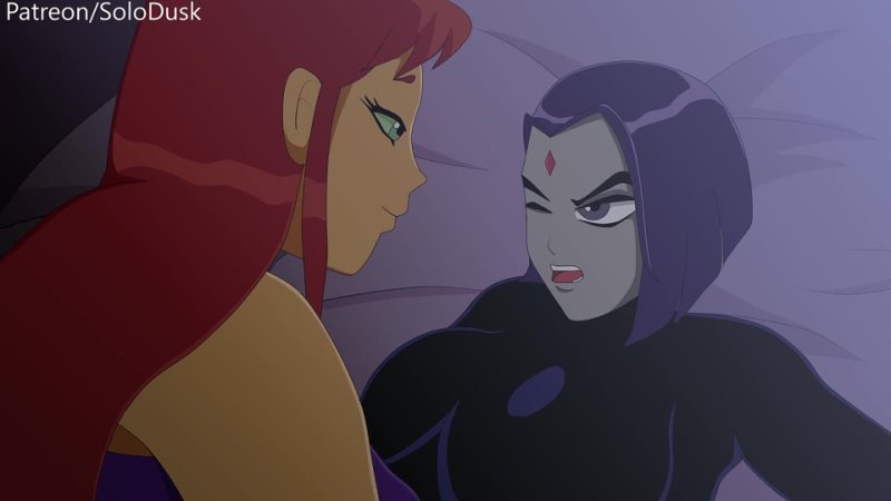(Sound) Starfire & Raven futanari on futa animation [DC, Te*** Titans;Porn;Hentai;Dickgirl;R34;Sex;2D;hentai;futanari] - porn video  
