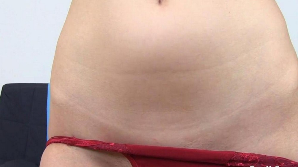 Came in stockings and panties to a porn casting - porn video  