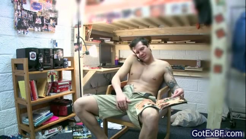 Phone sex (jerking off circumcised penis) - porn video  