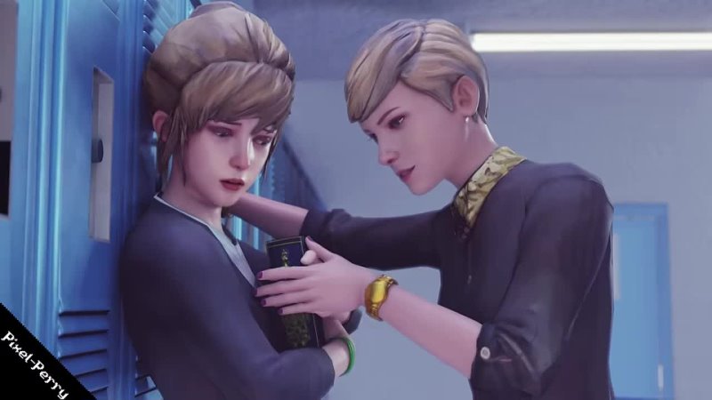 Futanari futa porn Kate Life is Strange Pixel-Perry Victoria Chase animated blender sound webm - porn video  