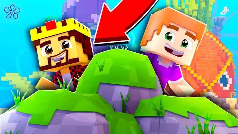 [Pozzie] HIDE AND HIDE WITH HADES AND POZZIE IN THE WORLD OF SPONGBOB IN MINECRAFT! - porn video  