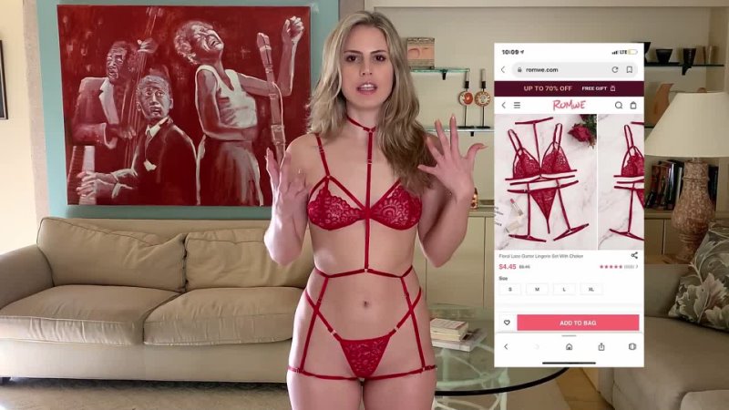 Caitlyn Sway Nude Lingerie Try On - porn video  