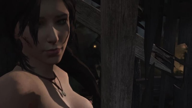 Tomb Raider — Lara Croft — Nude Mod — All QTEs & Ending Cutscene [R18+] - porn video  