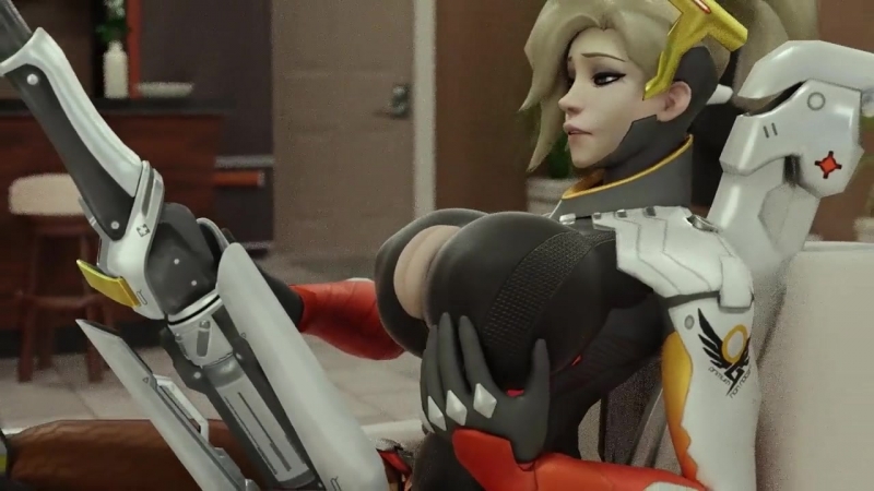 OVERWATCH MERCY RELAX, GROWING GIANT TITS, BIG BOOBS, MASTURBATION PORN SFM HENTAI SEX 3D (18+) - porn video  