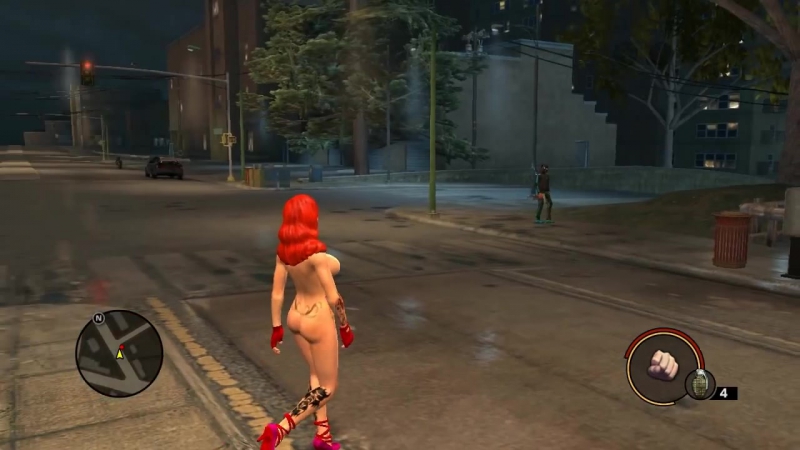Saints Row: The Third — Nude Mod - porn video  