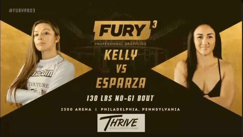 DANIELLE KELLY VS CARLA ESPARZA- FURY GRAPPLING 3 - porn video  
