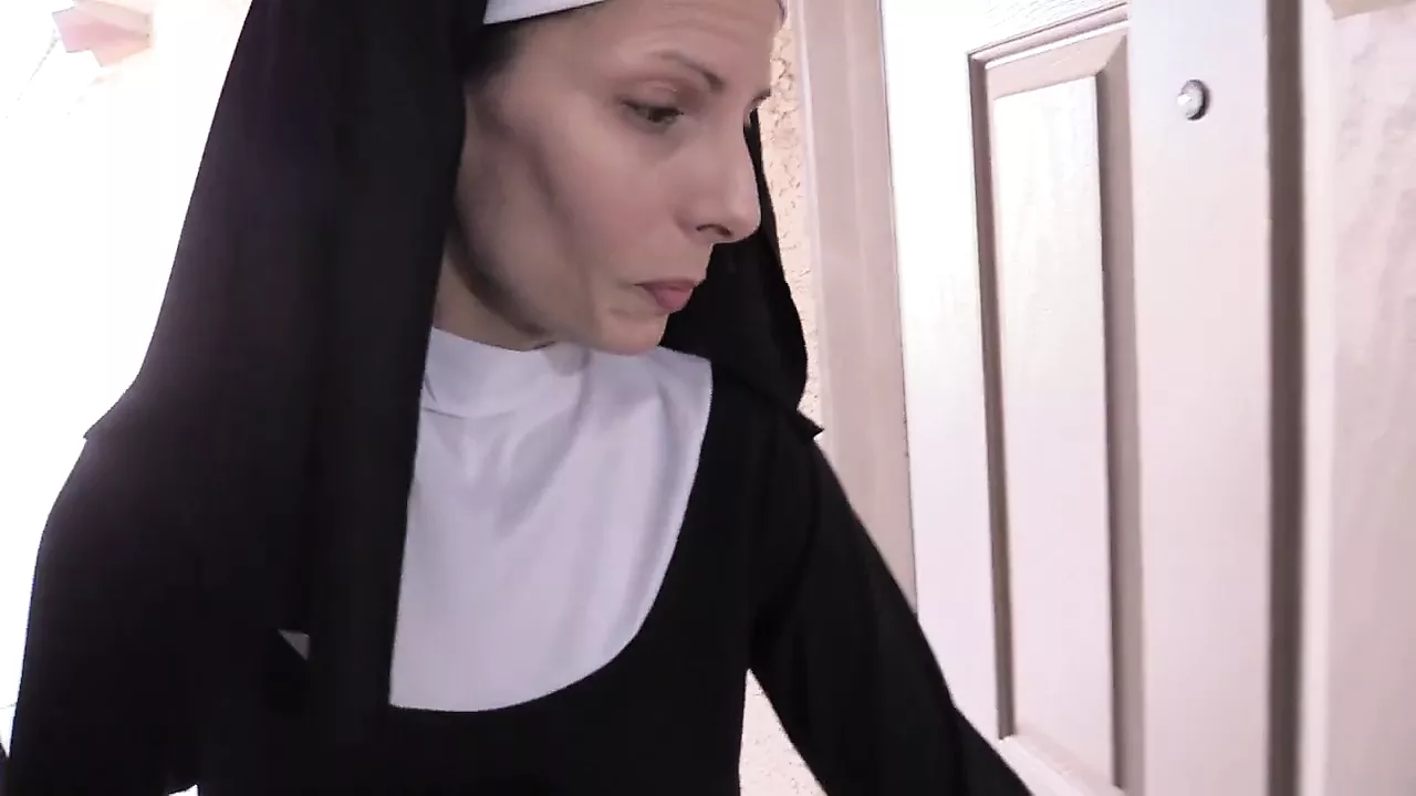 Wife Crazy nun fuck in stocking - porn video  